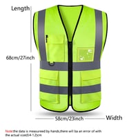 Image 9 of Reflective Safety Vest - Unisex