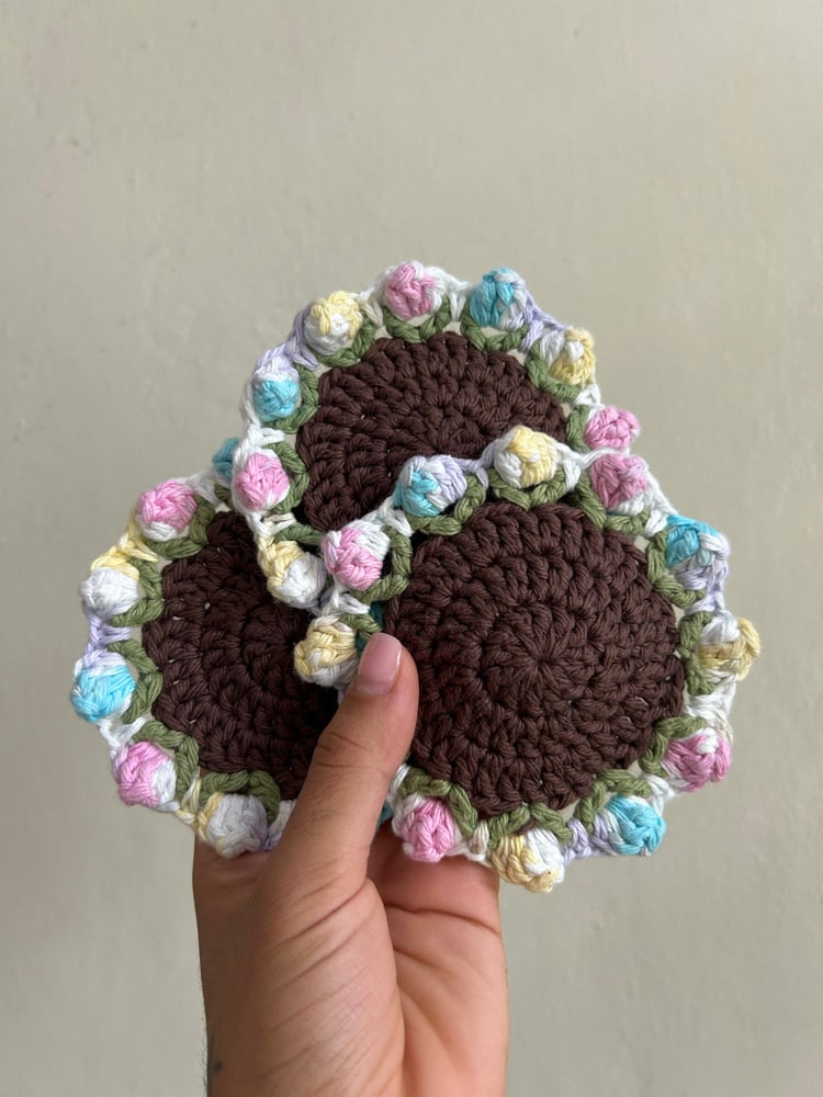 Image of ✧Spring Flowers Coaster Set