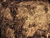 Image 5 of Hellbound on Horseback (Woodcut)