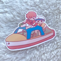 Image 2 of Ponyo on the Boat Stickers