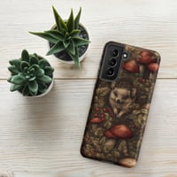 Image 19 of Boho Nature Cottagecore Inspired Hedgehogs Among Mushrooms Tough case for Samsung®