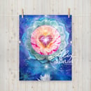 Image 4 of Cosmic Lotus Heart Poster
