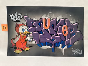 Image of Huey Helloween Vandal Print ***Embellished** 11x 17