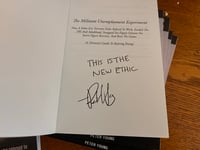 Image 9 of The Militant Unemployment Experiment by Peter Young (inscribed by Peter!)