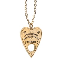 Image 4 of Gold Tone Talking Board Planchette Card