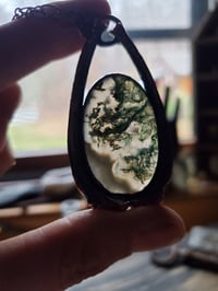 Image 3 of Moss Agate with Rib Bones #3