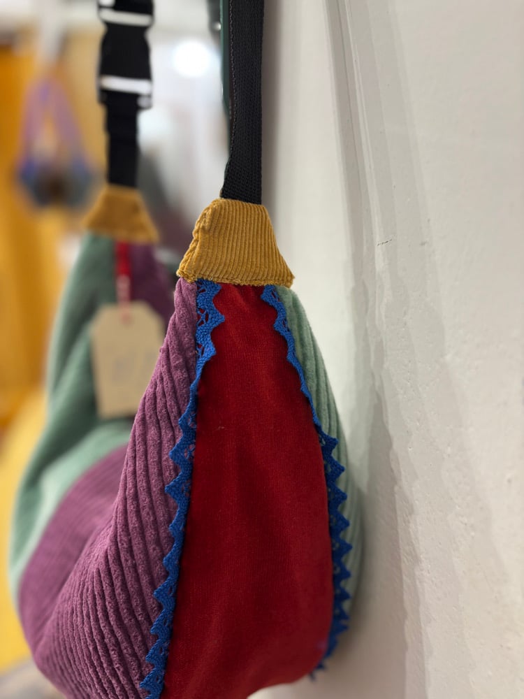 Image of Big Banana Bag lilla/cielo