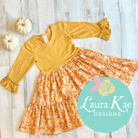 Image 1 of Fireside Pumpkin Dreams Dress