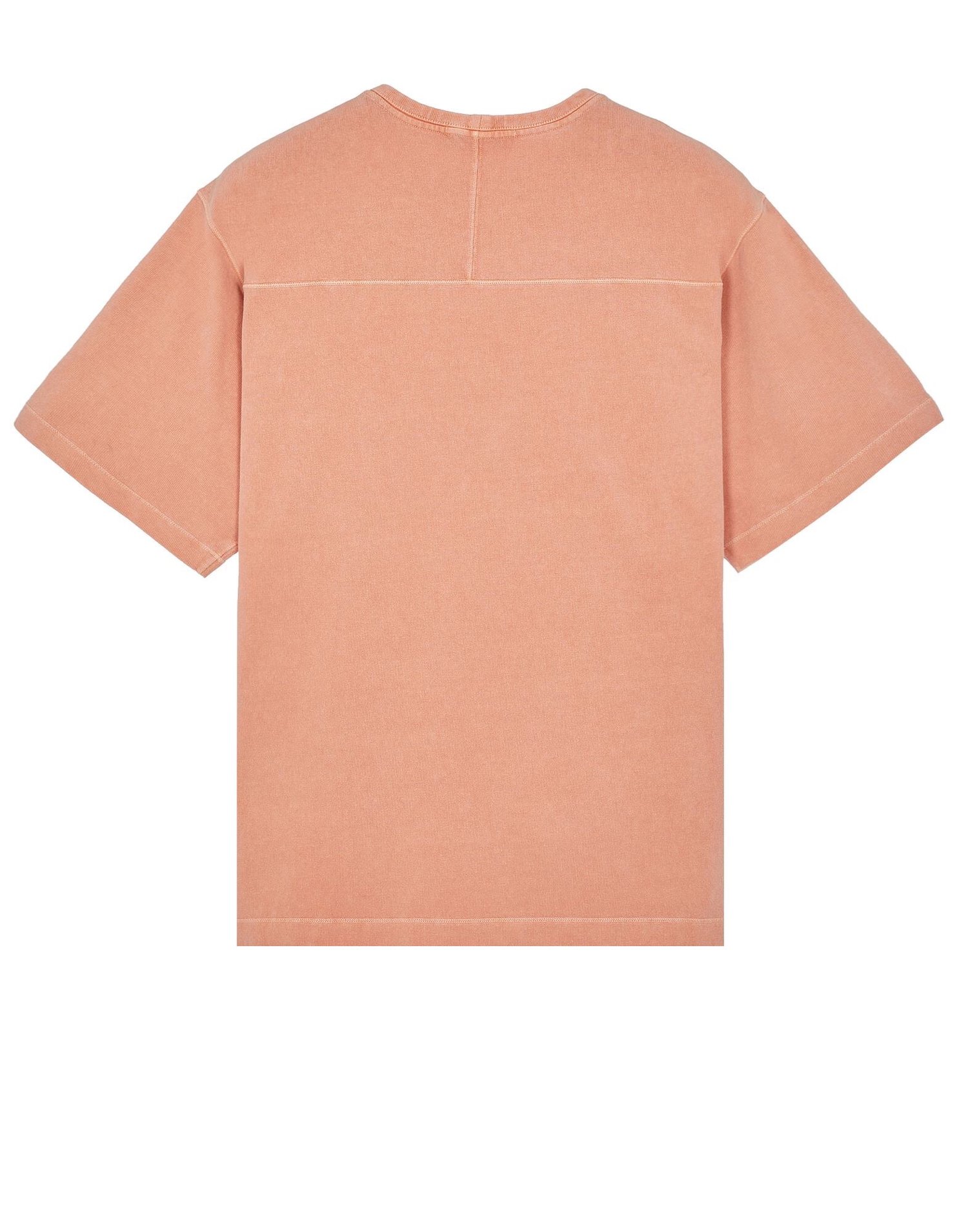 Image of STONE ISLAND 209T2 60% RECYCLED HEAVY COTTON JERSEY, TINTO TERRA