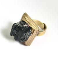 Image 1 of beloved black tourmaline ring 