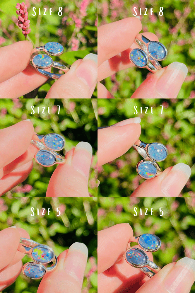 Image of Boulder Opal Silver Rings