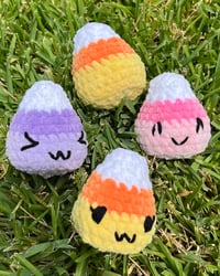 Image 3 of Candy Corn Plush Stress Toy