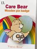 Rocket & Co. Retro Care Bear pin brooches