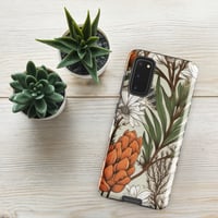 Image 8 of Art Nouveau Inspired Light and Airy Boho Floral Sketch Tough case for Samsung®