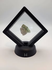 Image 10 of Octahedral YGX Fluorite & Candle Quartz with 2" Display - 10 Styles