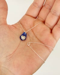 Image 3 of Concha y cristal de mar | Plata esterlina