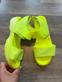 Image 2 of neon sandals