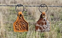 Image 1 of Kasey Cattle Tag Keyring- SKU 681