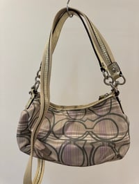 Image 3 of Coach Signature Plaid 2-way Bag