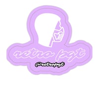 3 Retro PGT Lilac Stickers