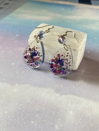 Image 4 of Butterfly Tear Resin Earrings