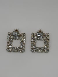 Image 6 of Diamanté Square earring