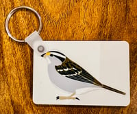 Image 1 of White-throated Sparrow Keyring