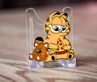 Image 1 of Greedy orange cat pins 