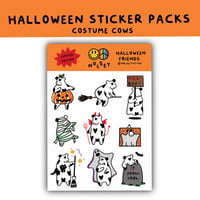 COSTUME COWS STICKER PACK 