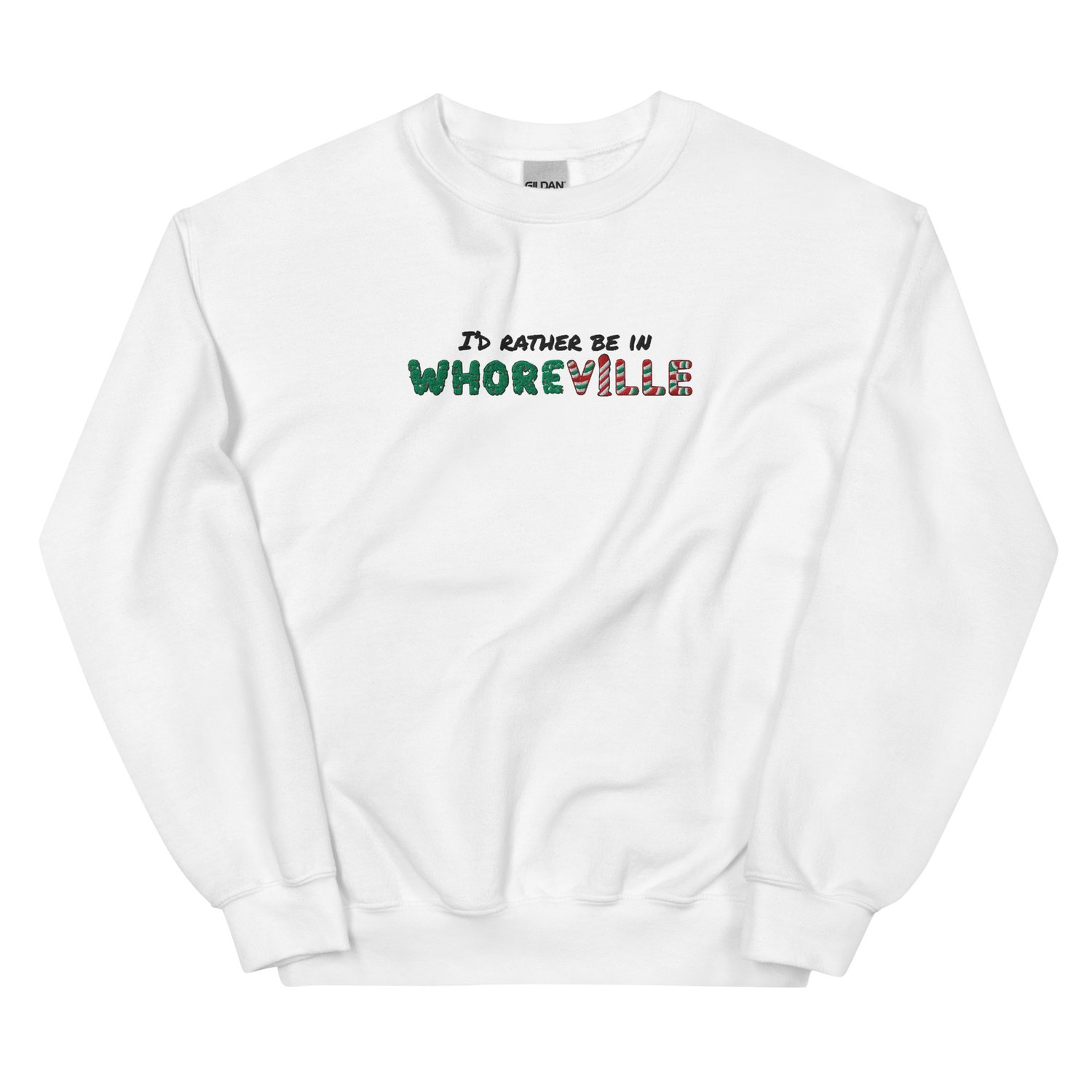 Image of Officially licensed I'd rather be embroidered Unisex Sweatshirt