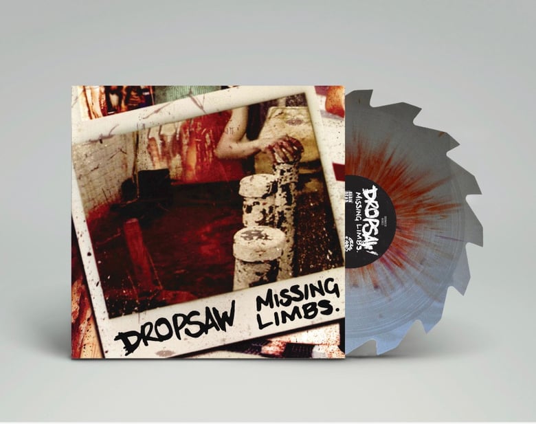 Image of DROPSAW Missing Limbs limited ‘Buzzsaw’ shaped LP