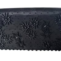 Image 2 of Vtg 1960s Clutch Bag Cocktail Evening Detachable Top Handle Black Beaded