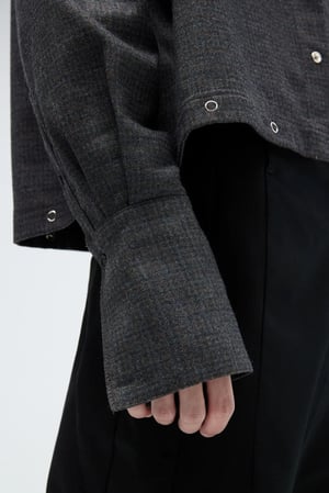 Image of EQUALNEAR - Dawn Shirt Jacket (Grey)