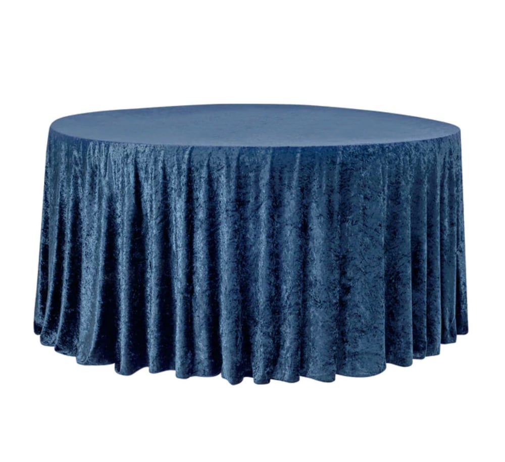 Image of Velvet Round Tablecloths