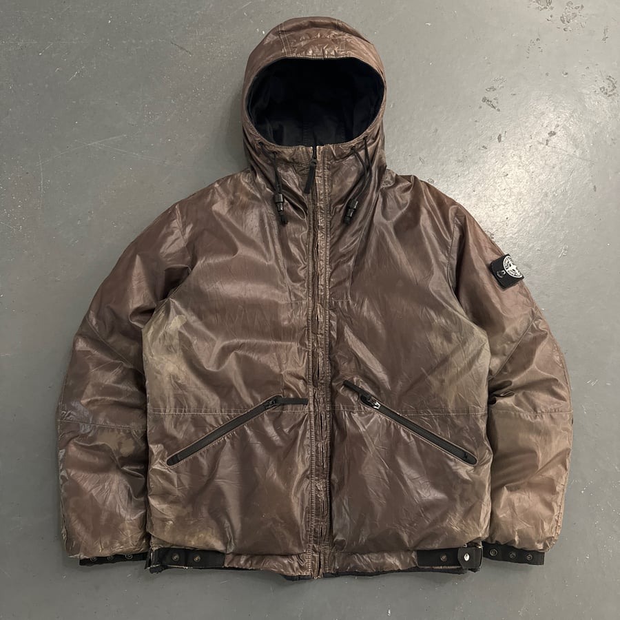 Image of AW 2010 Stone Island goose down ice jacket, size large