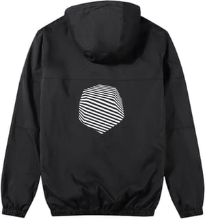 Image of Get Use 2 It Windbreaker Black