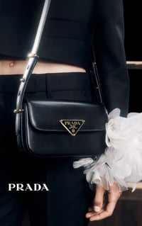 P Crossbody Bag - Black