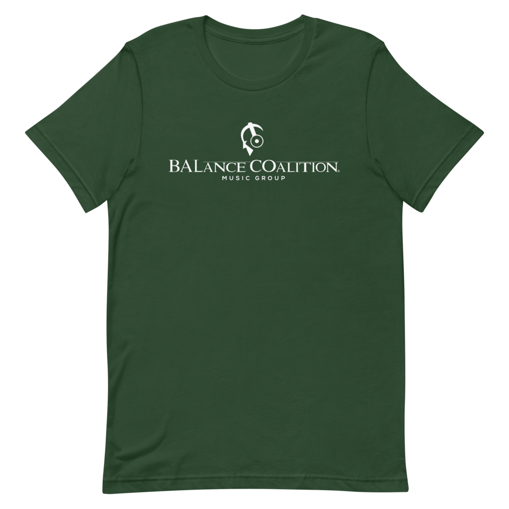 Image of Balance Coalition Music Group Short Sleeve T-Shirt (Forest)
