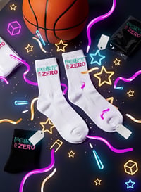 Image 3 of White Miami Crew Socks