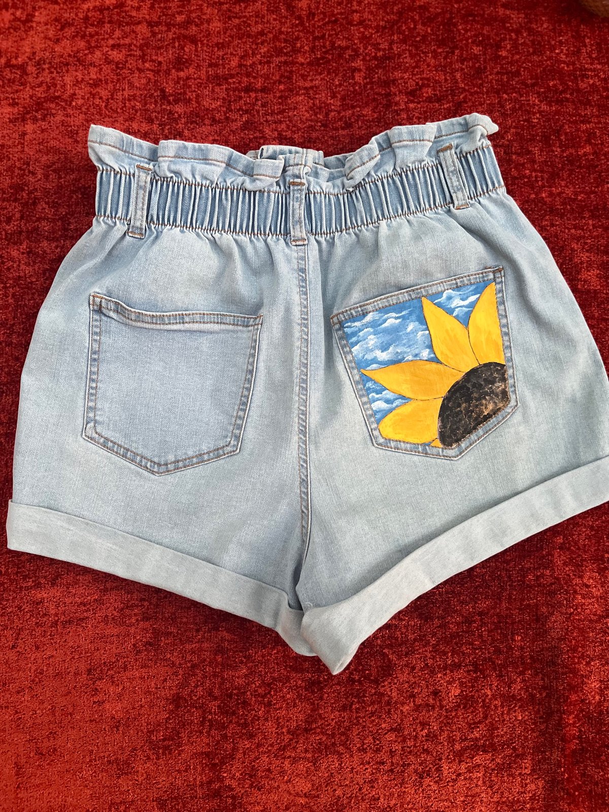 Hand sale painted refurbished shorts!