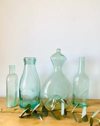 Image 2 of green bottles (x4)