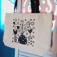 Image 1 of Floral Tote Bag