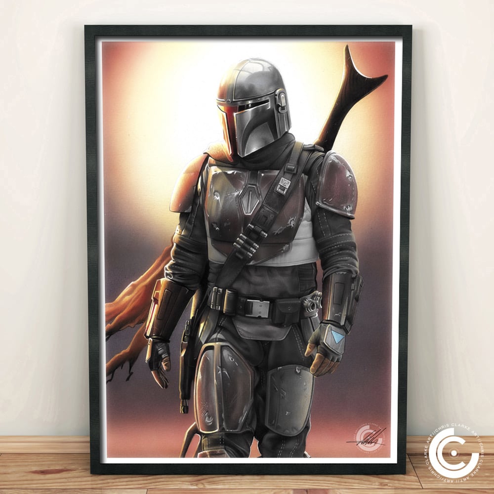 Image of Mandalorian Limited Edition A3 Print