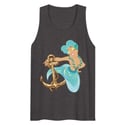 Anchor's Away Unisex Tank Top- Aqua Mermaid