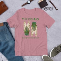 Image 2 of The Cicadas Unisex t-shirt- Vintage Band Style Nonsense