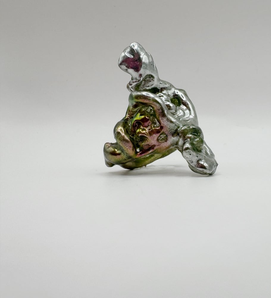 Image of silver two toned ring 