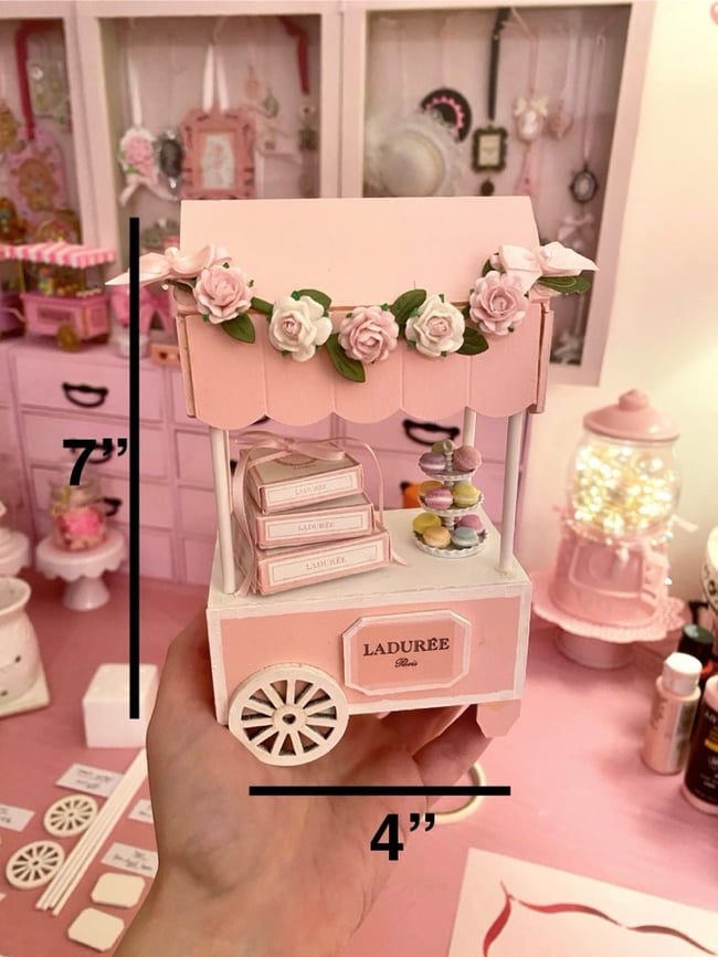 Mini Macaron Cart-Customizable