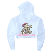 Image 1 of Rich Mama Vibes Cropped Hoodie 