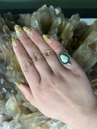 Image 3 of Palomino Variscite Ring Size 4.25