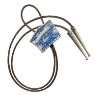 Image 1 of Bird Porcelain Bolo Tie